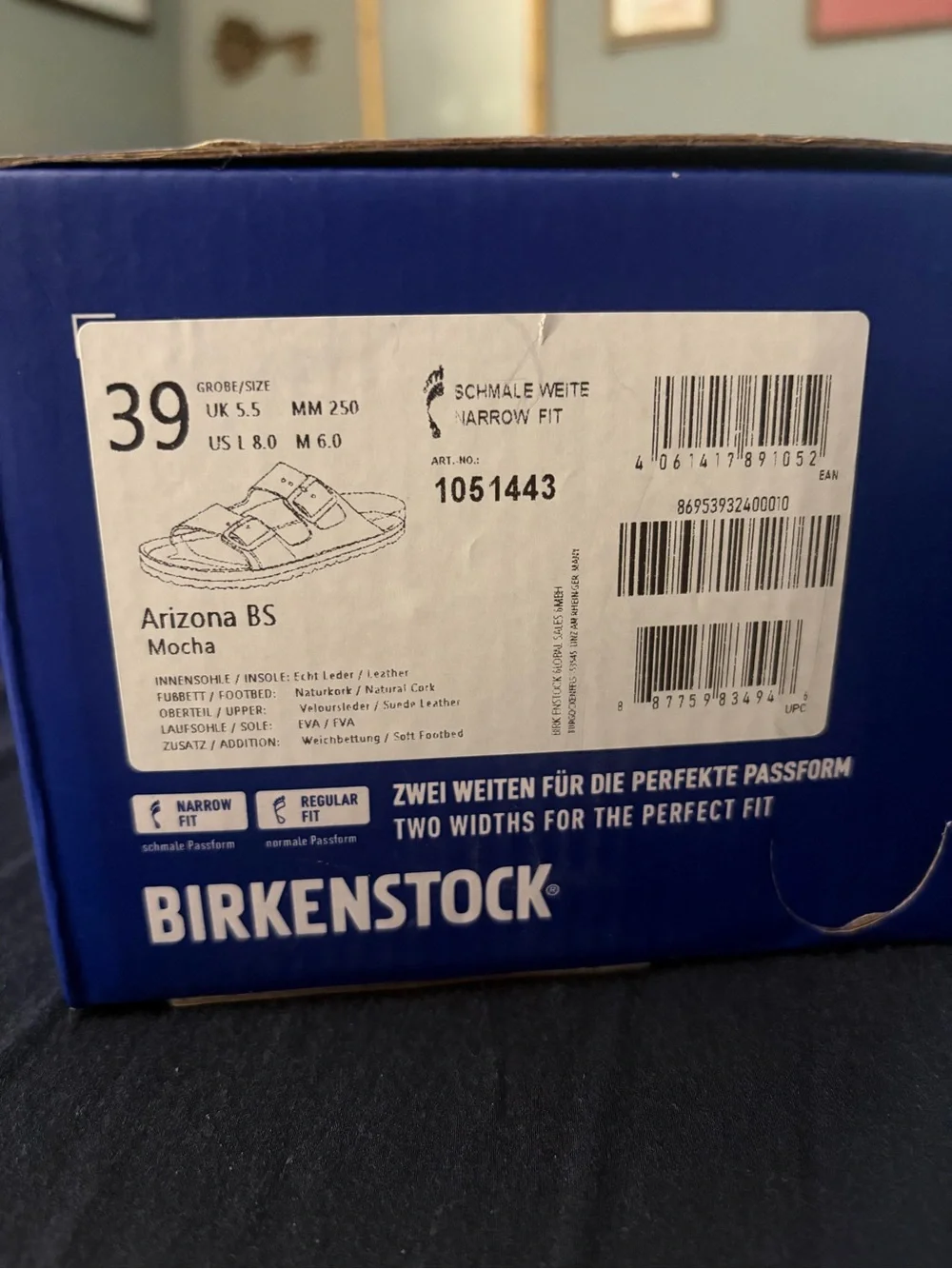 Birkenstock Arizona mocha size 39 - Picture 3 of 3